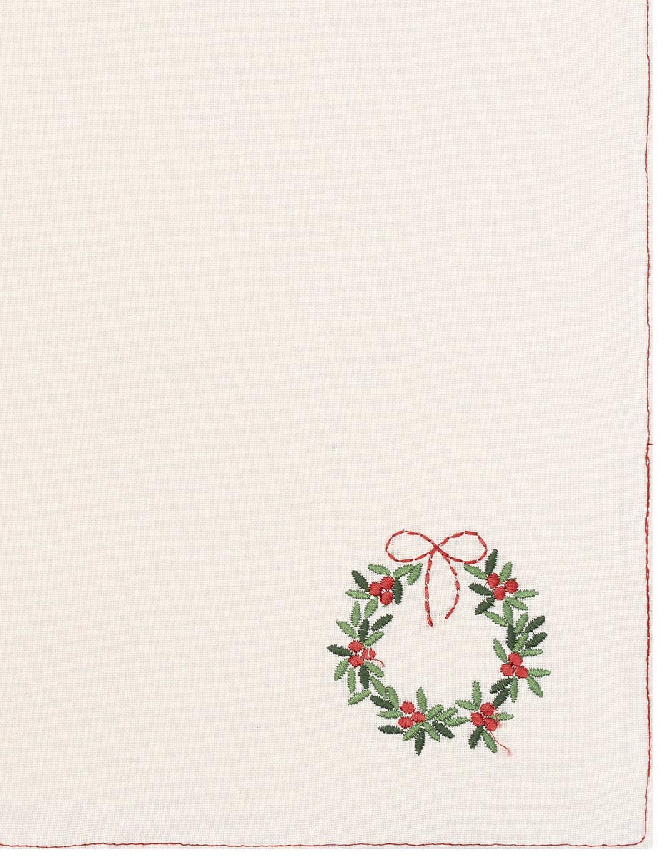Set mantel individual rectangular de algodón N Narrative Coranta Navidad