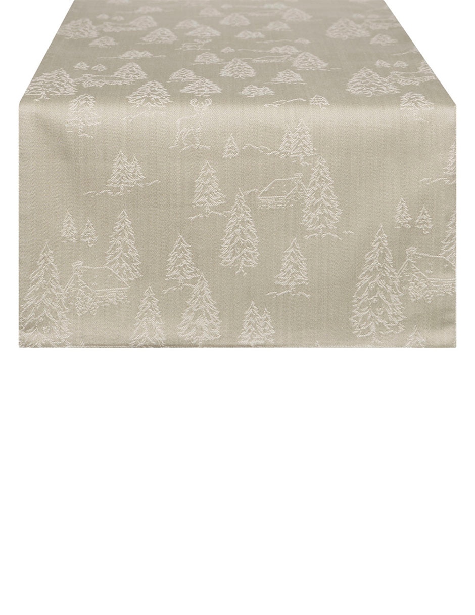 Mantel navideño rectangular de algodón Pinara 3