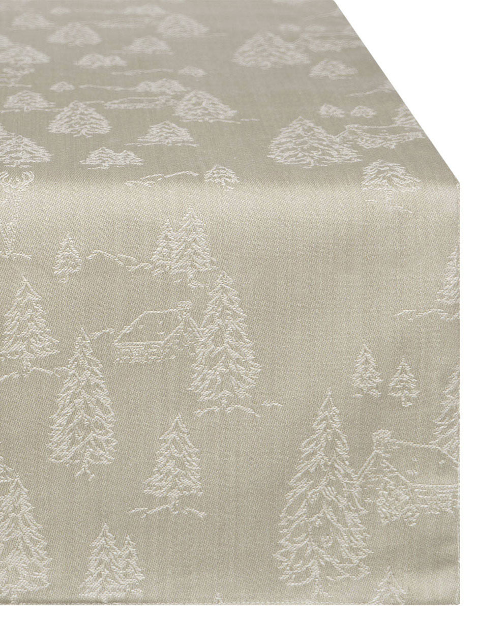 Mantel navideño rectangular de algodón Pinara 4