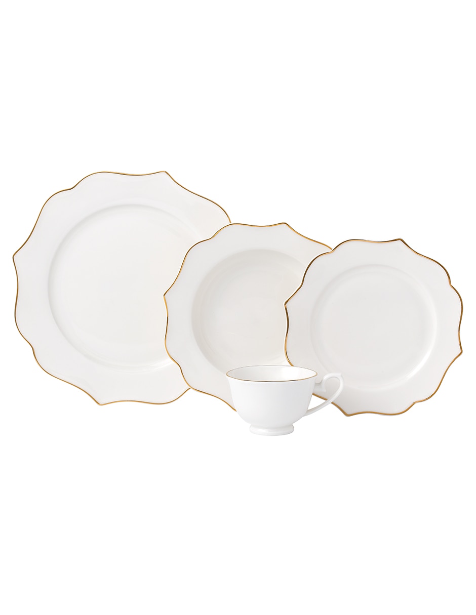 Vajilla Antonieta de porcelana para 6 personas Vajilla Antonieta de porcelana para 6 personas