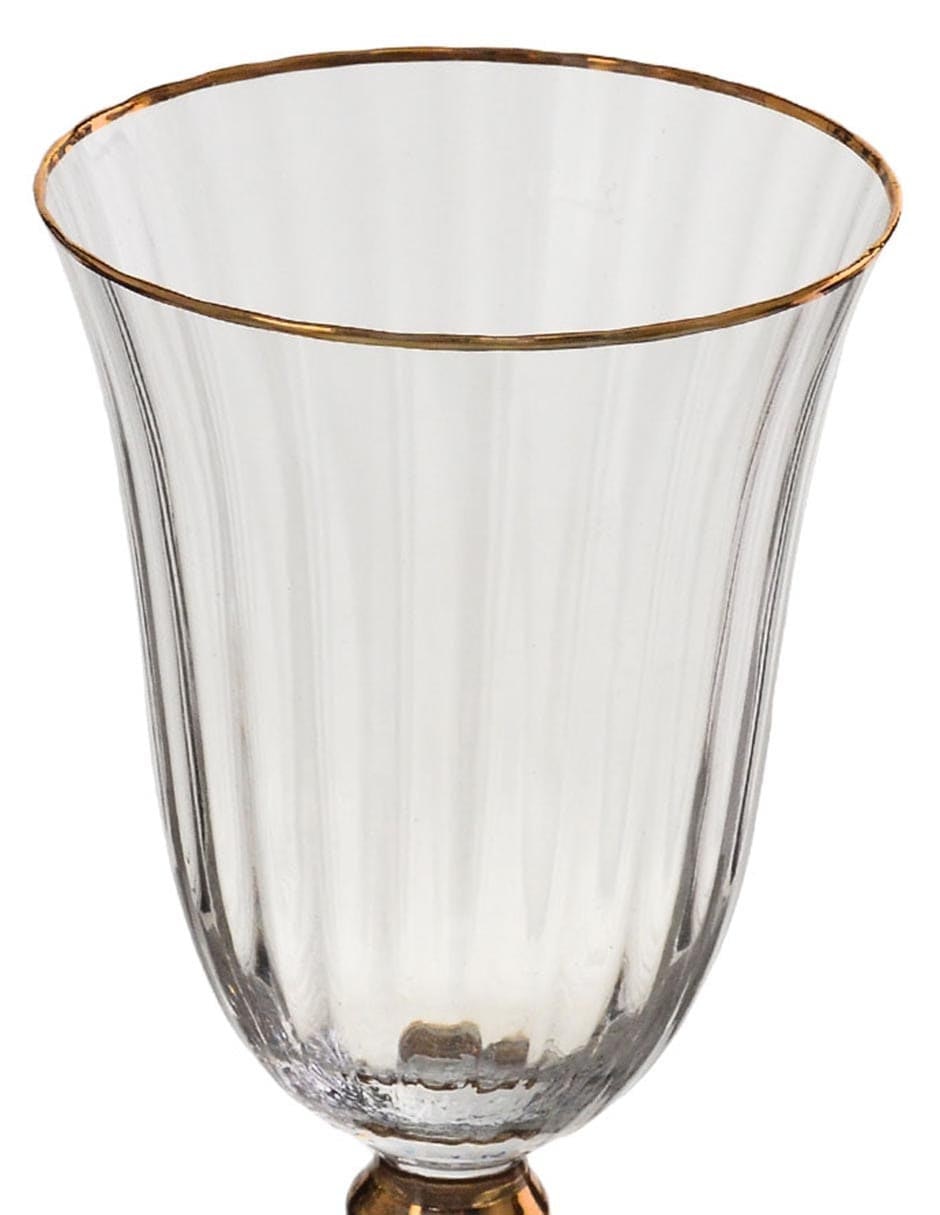 Copa para vino de vidrio