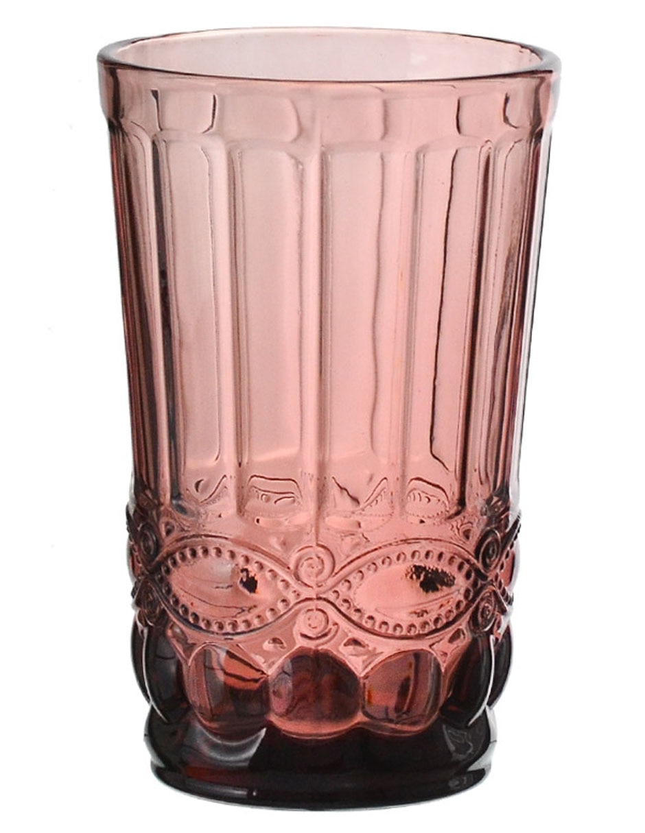 Vaso para agua Genevieve de vidrio