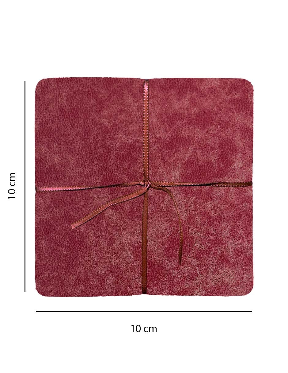 Set de portavasos Bari Home Alcántara 6 piezas