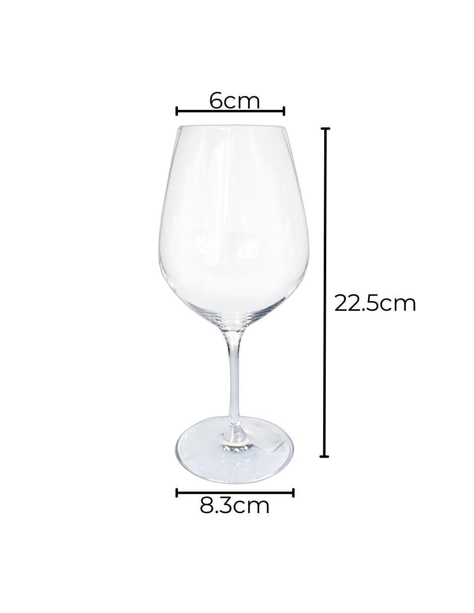 Set de copas para vino Favourite de cristal 6 piezas 3