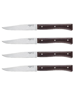 Set de cuchillos carniceros de madera de fresno 4 piezas