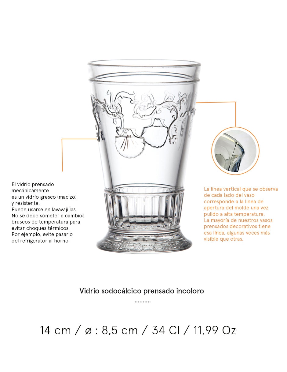 Vaso highball La Rochere de vidrio 3