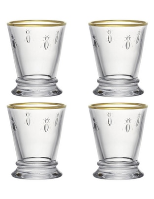 Set de vasos para agua La Rochere Abeille de vidrio con 4 piezas Set de vasos para agua La Rochere Abeille de vidrio con 4 piezas