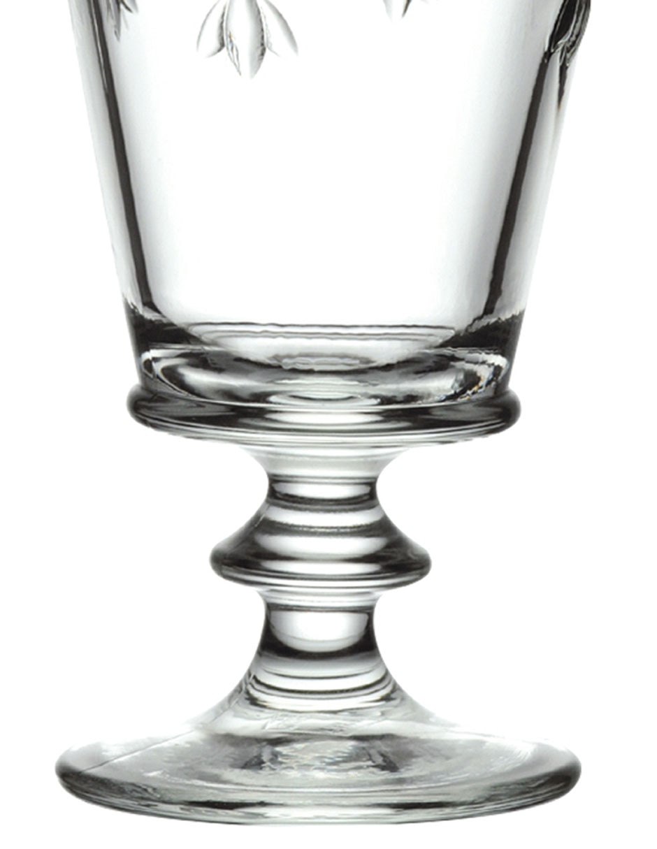 Copa para vino de vidrio
