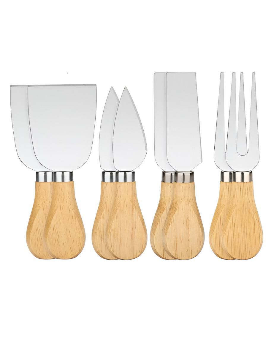 Set de cuchillos para quesos xtllar1559 8 piezas