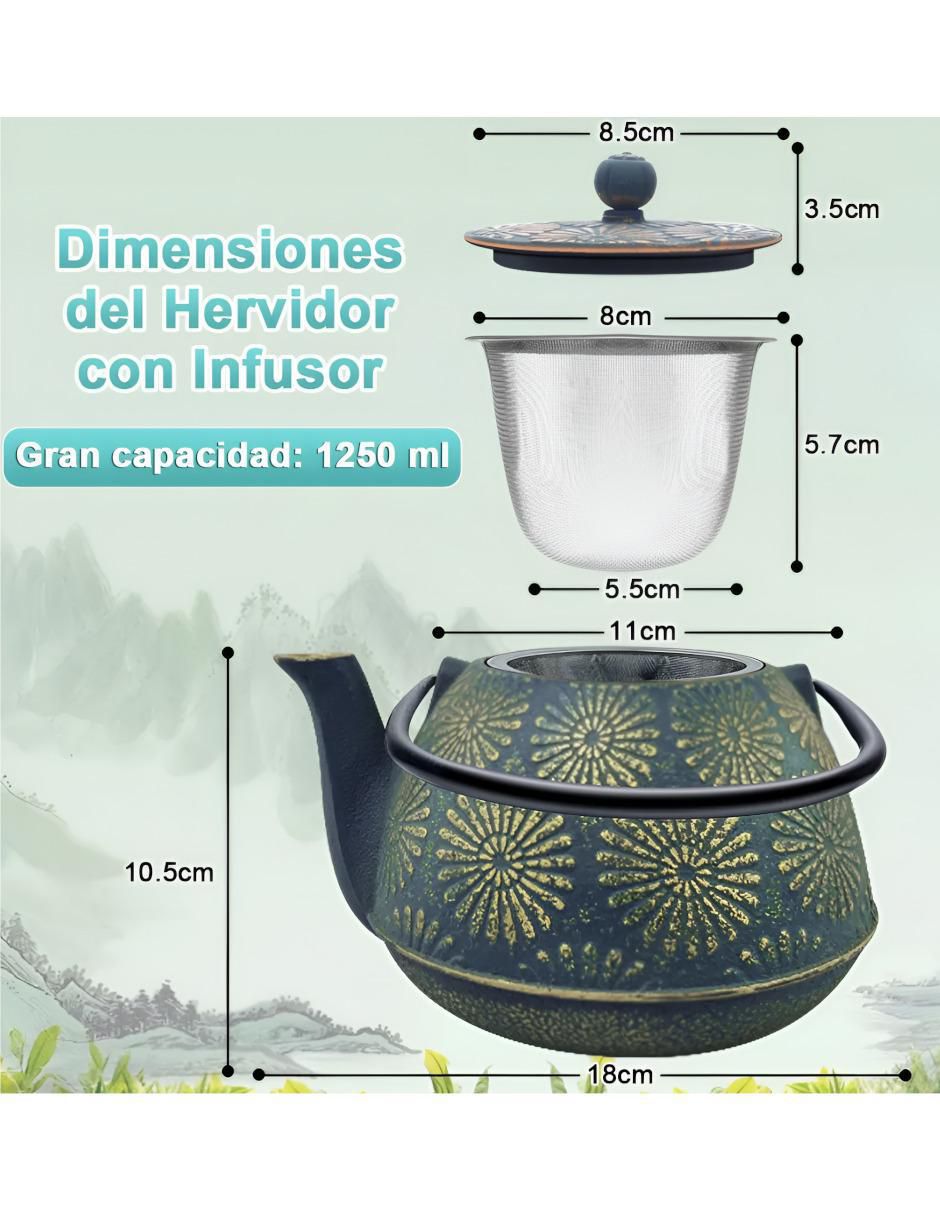 Tetera hervidora Xtellar de hierro