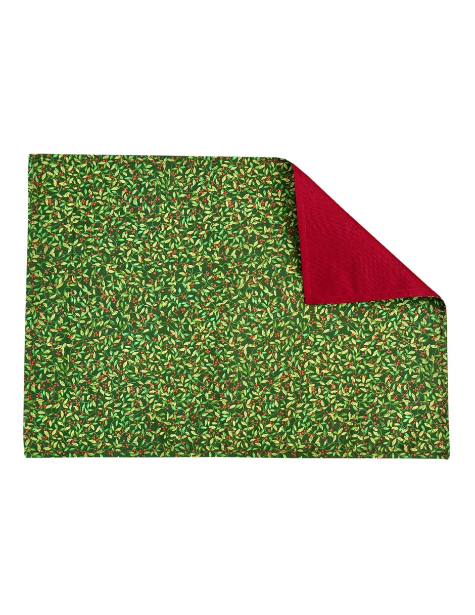 Mantel rectangular de algodón Ponsettia 3
