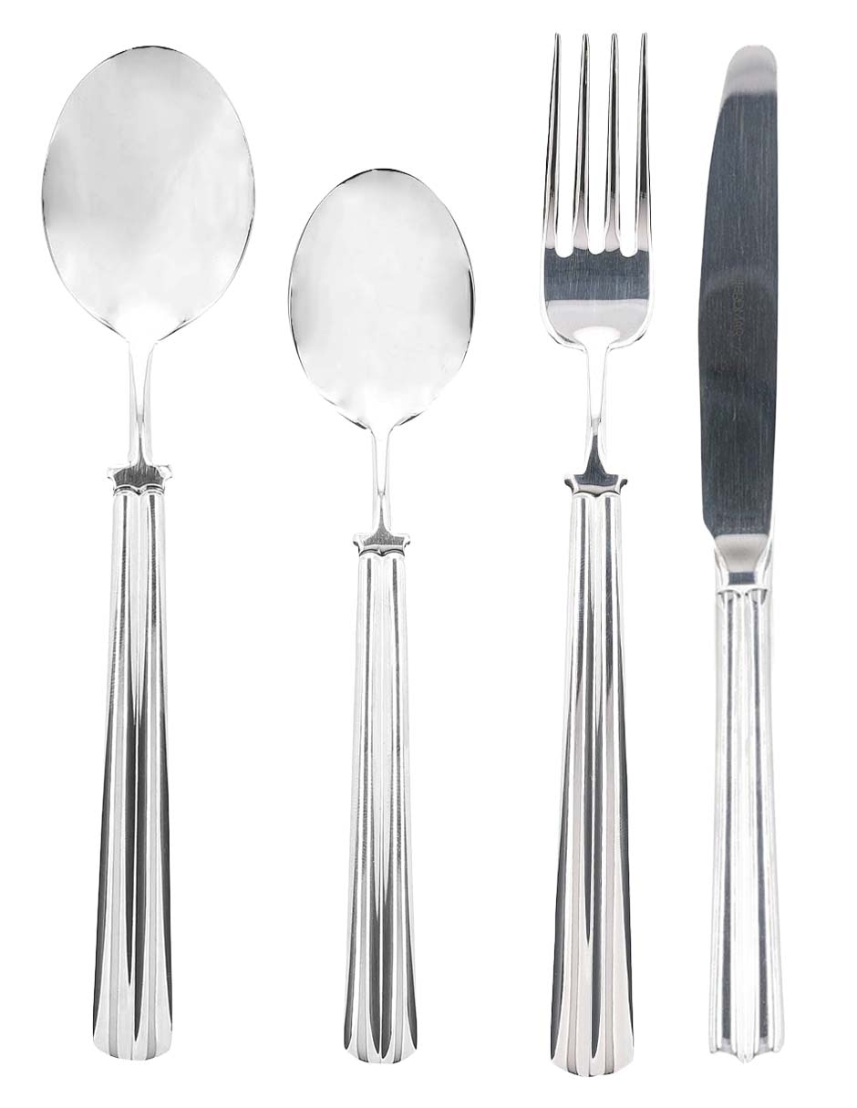 Set cubiertos brooklyn de acero inoxidable 27 piezas
