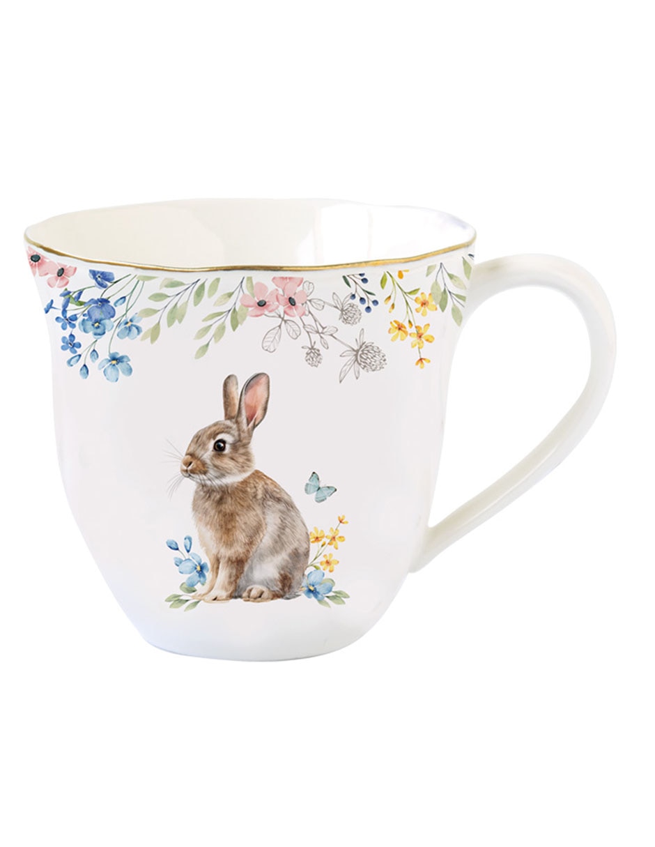 Vajilla Flowey Easter de porcelana para 4 personas 5