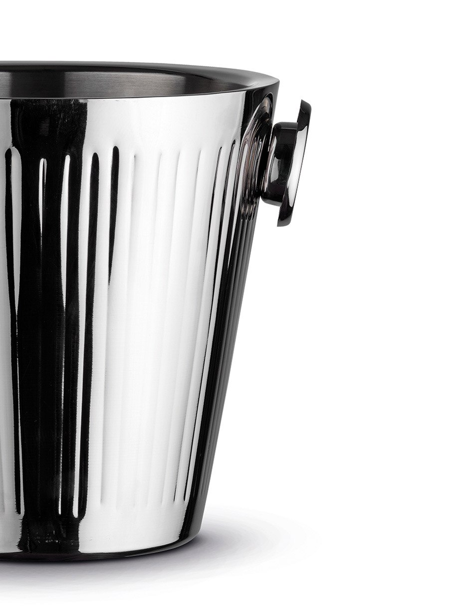 Hielera Silver Night de acero inoxidable