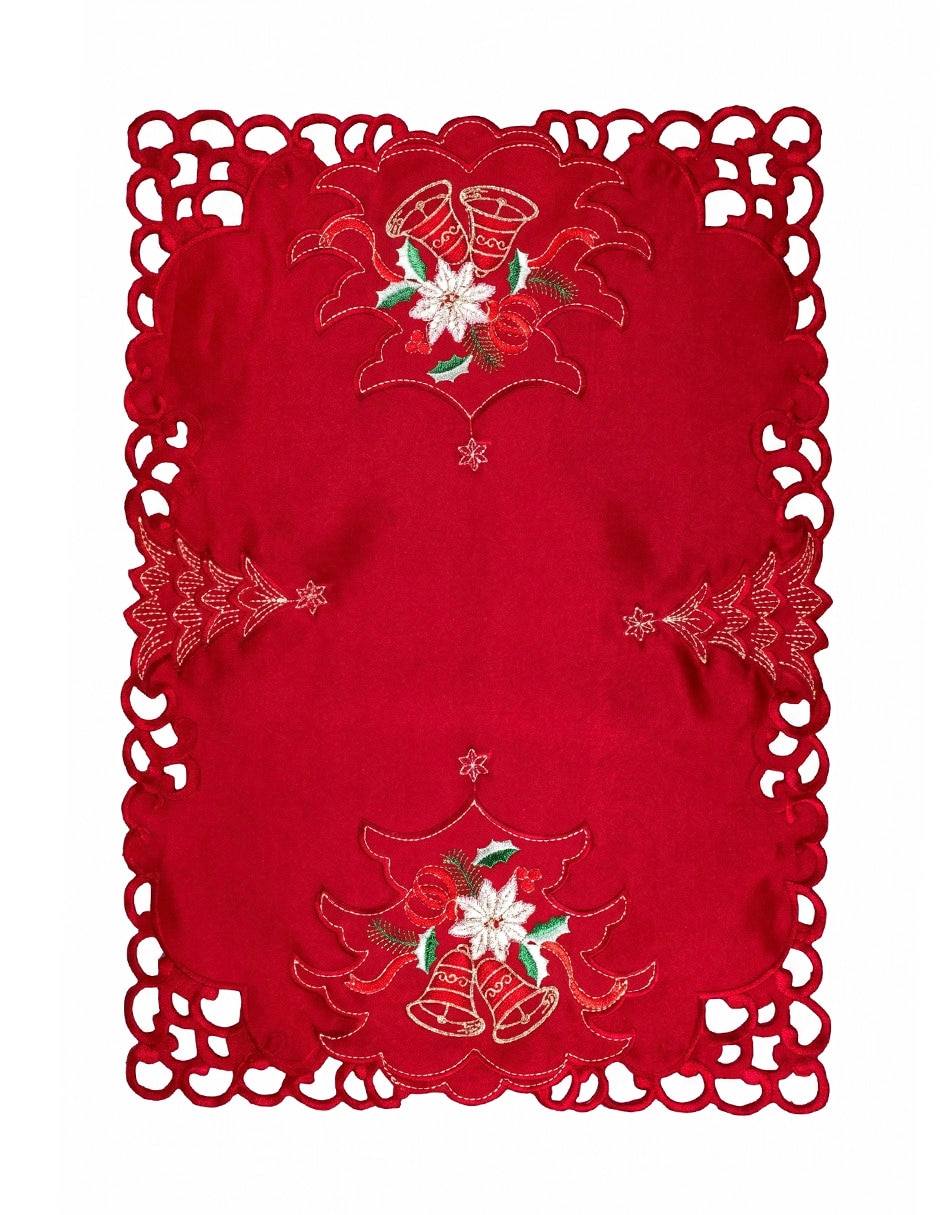 Mantel individual rectangular pinos navidad Mantel individual rectangular pinos navidad