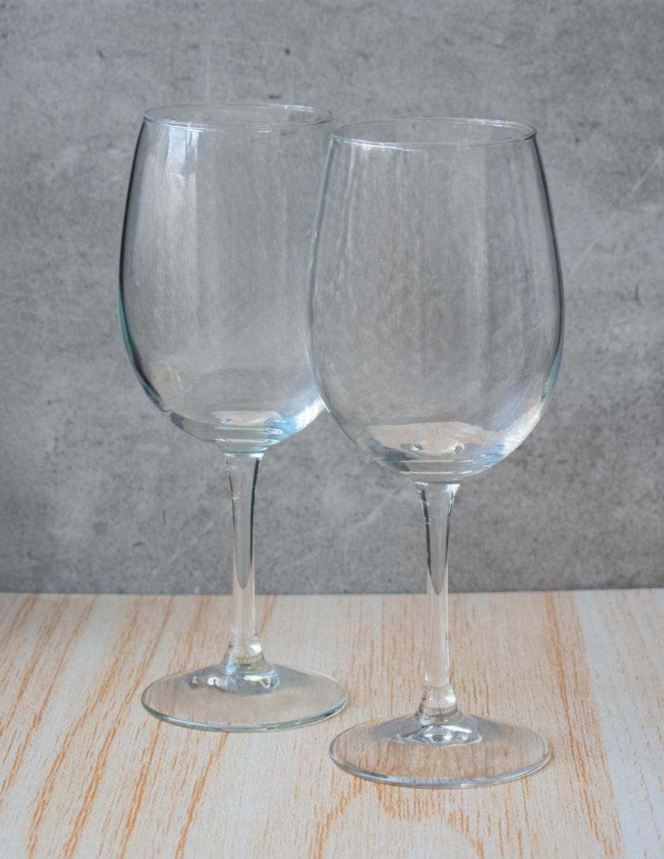 Set de copas para vino tinto So Wine de vidrio 4 piezas