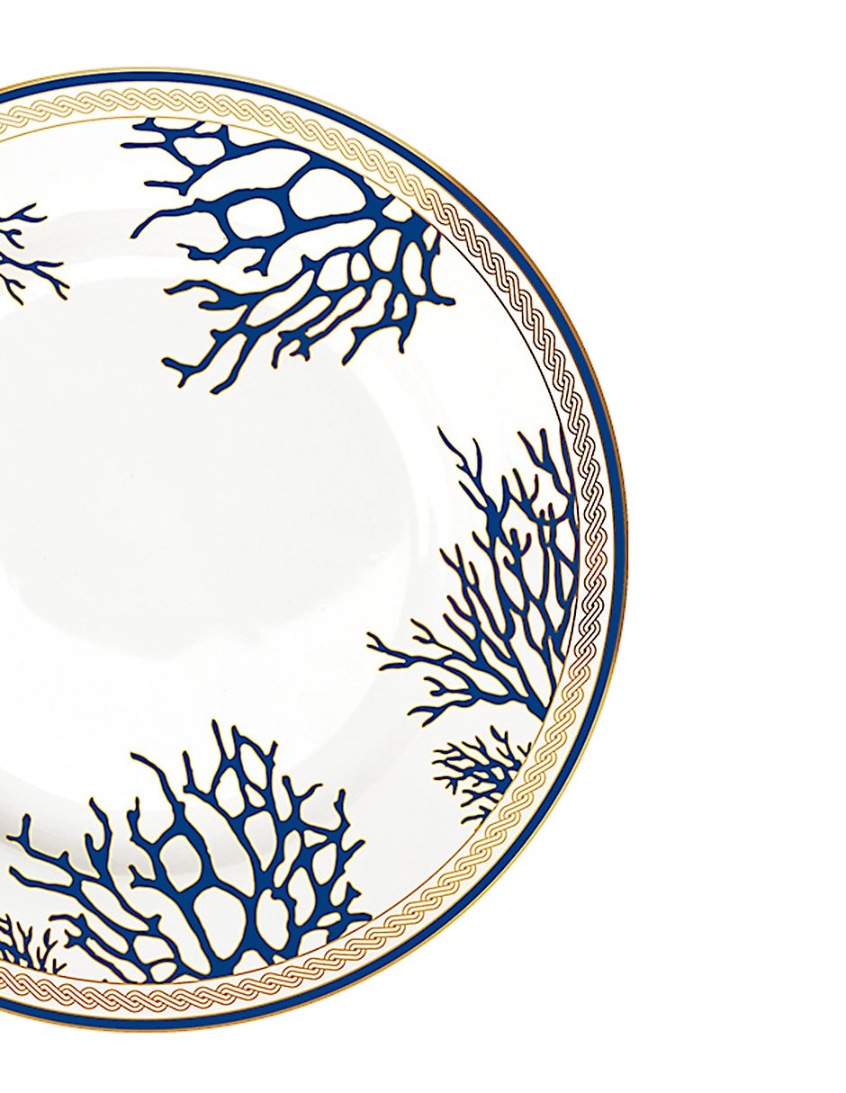 Vajilla cerrada corrallo de porcelana para 4 personas 8