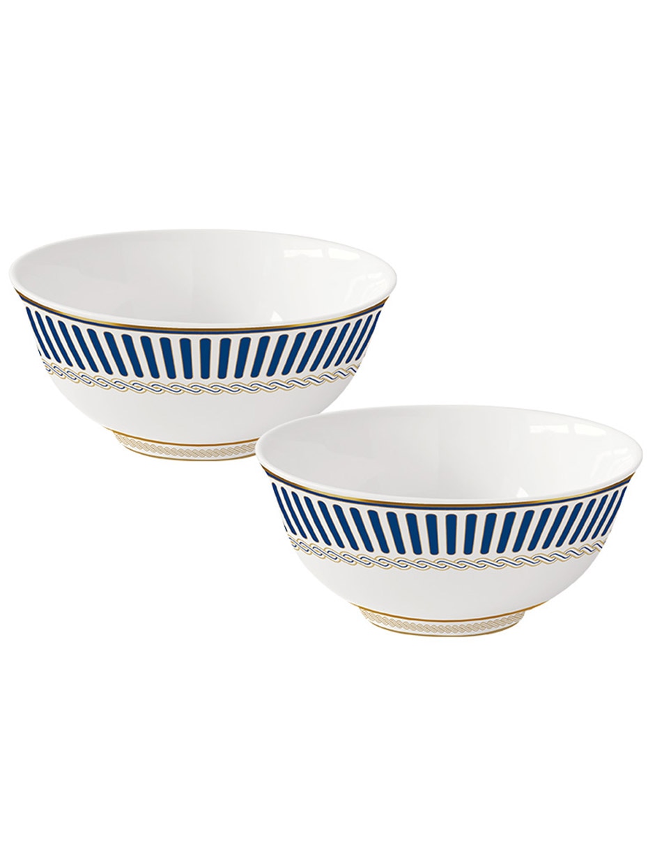 Set bowl Corallo 2 piezas de porcelana