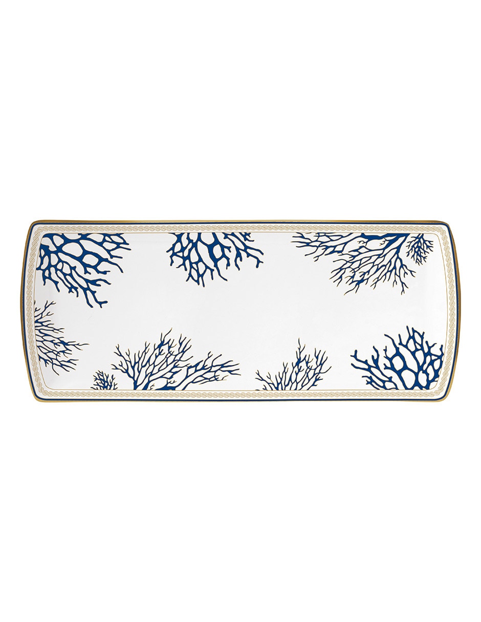 Charola Corallo de porcelana