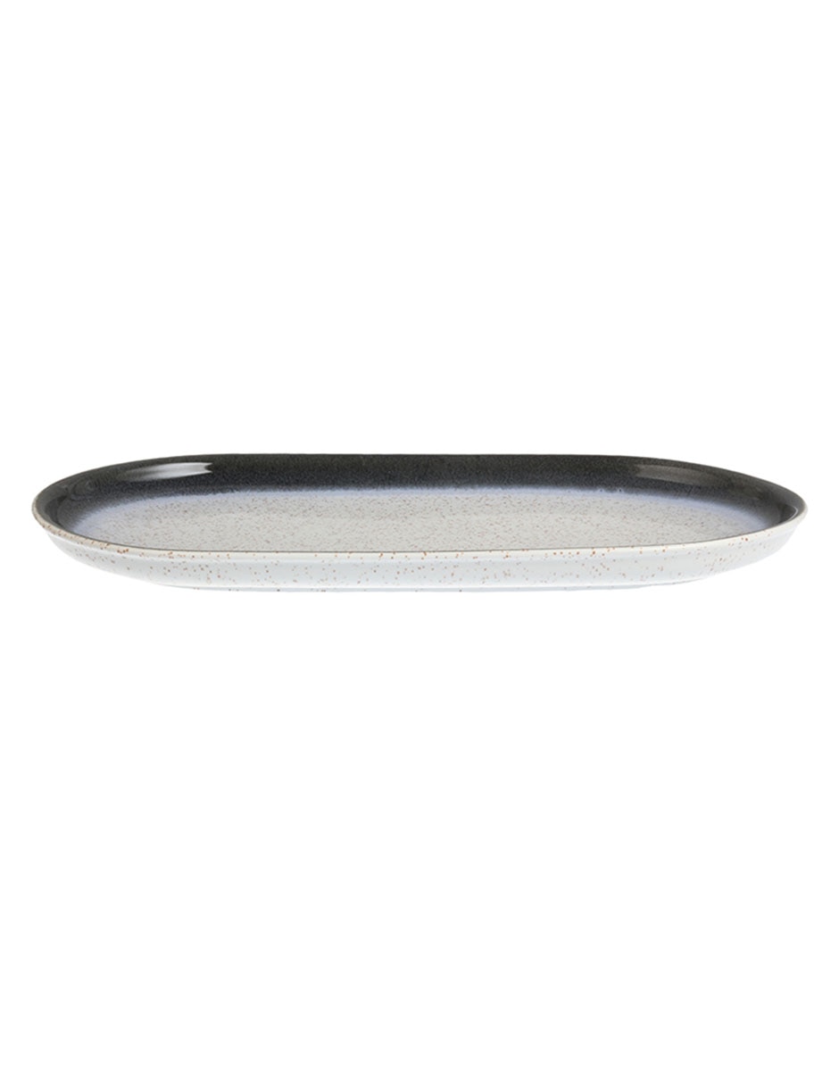 Platón rustic flow de porcelana
