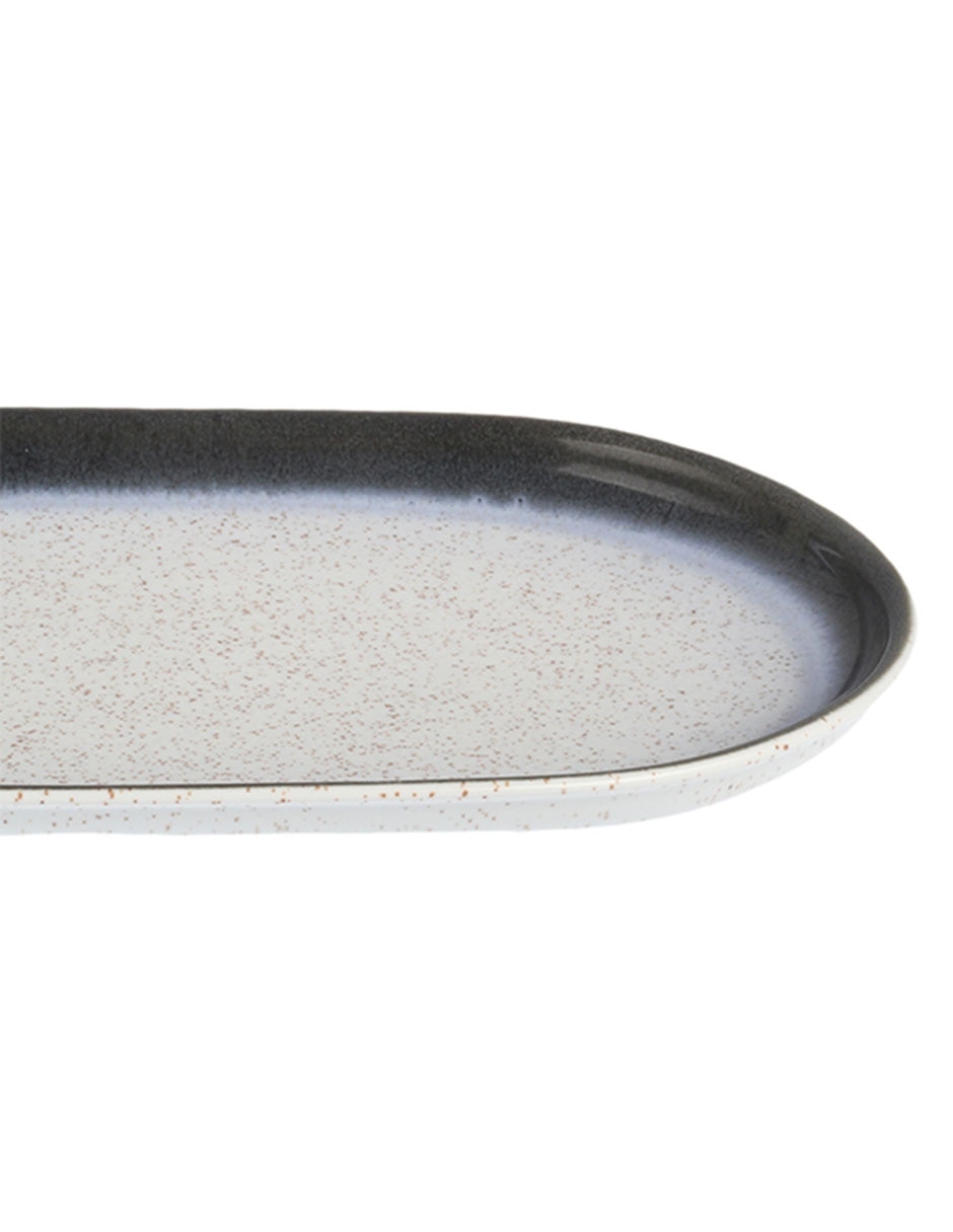 Platón rustic flow de porcelana