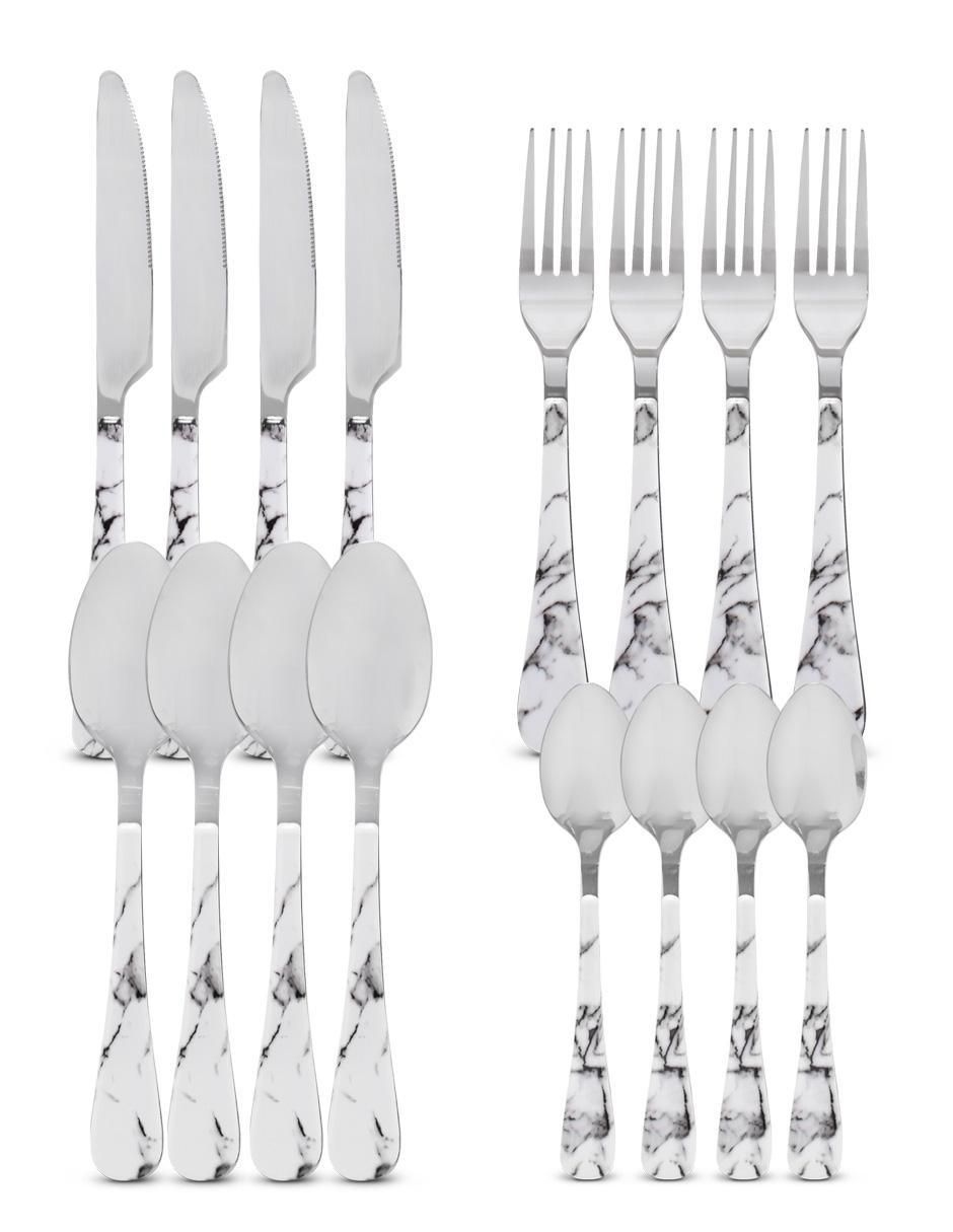 Set cubiertos de acero inoxidable 16 piezas