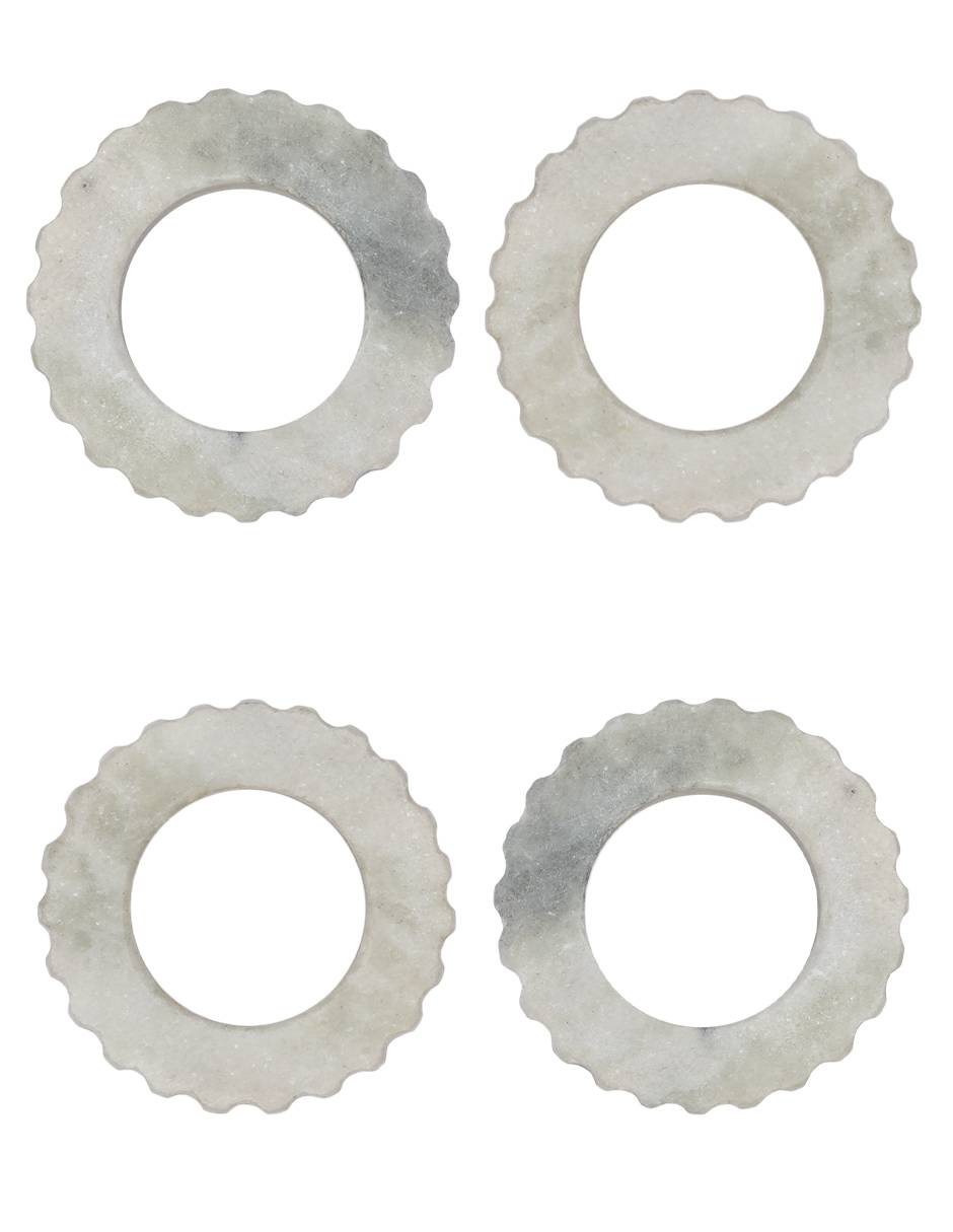 Set de Aros para Servilleta Narrative de Mármol Oasis 2 piezas