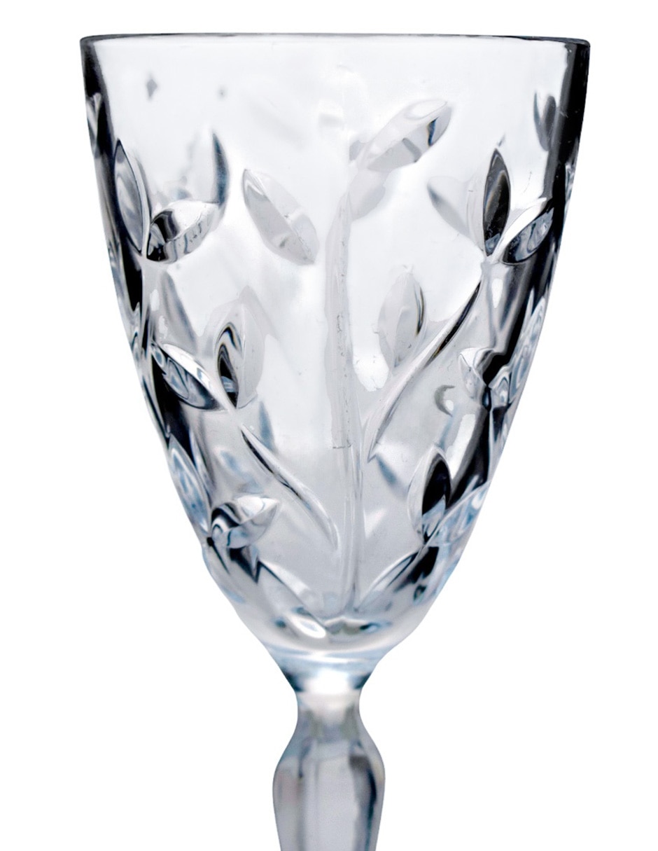 Set de copas para vino blanco Rcr Laurus de cristal 6 piezas