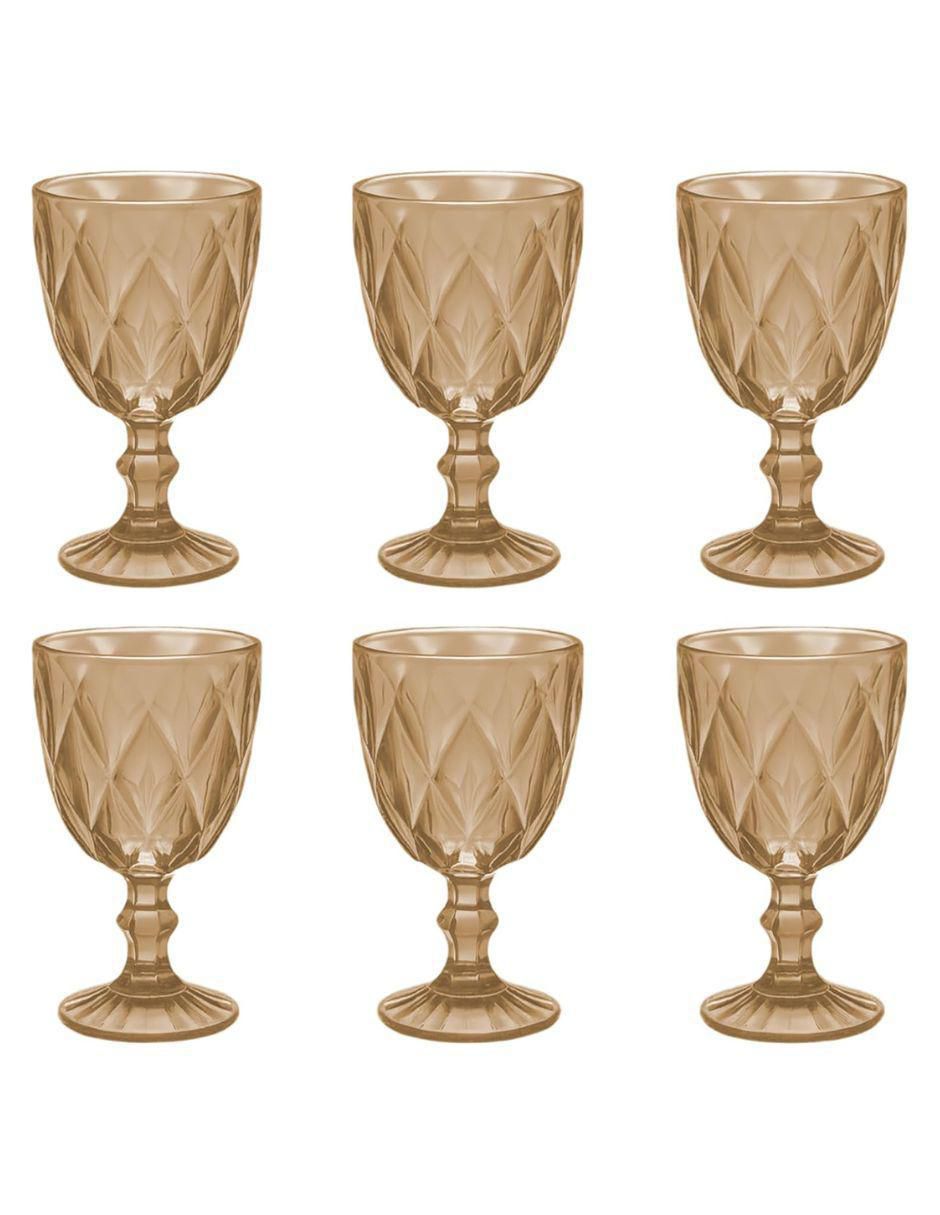 Set de copas universal Bluelander de vidrio 6 piezas