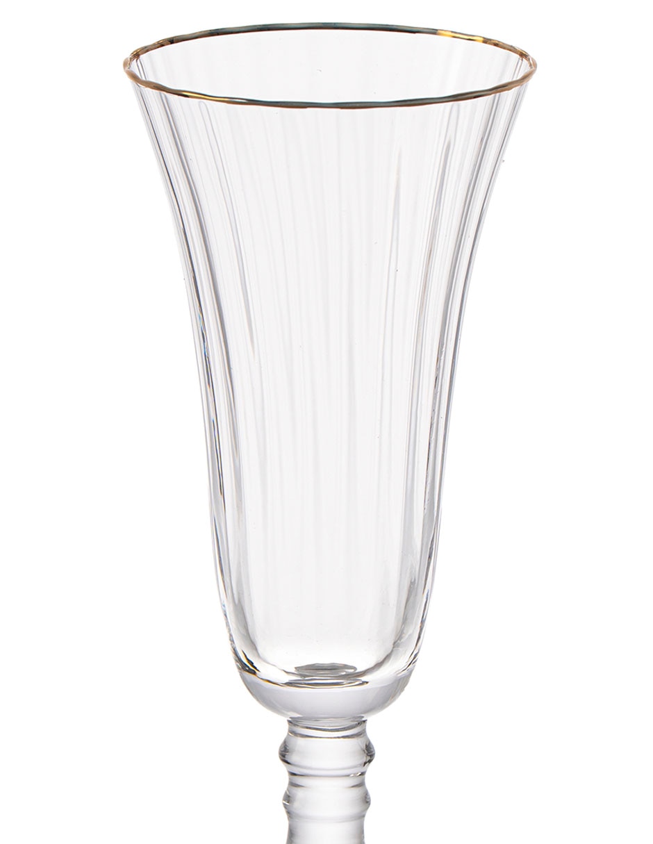 Copa para champán de vidrio 2