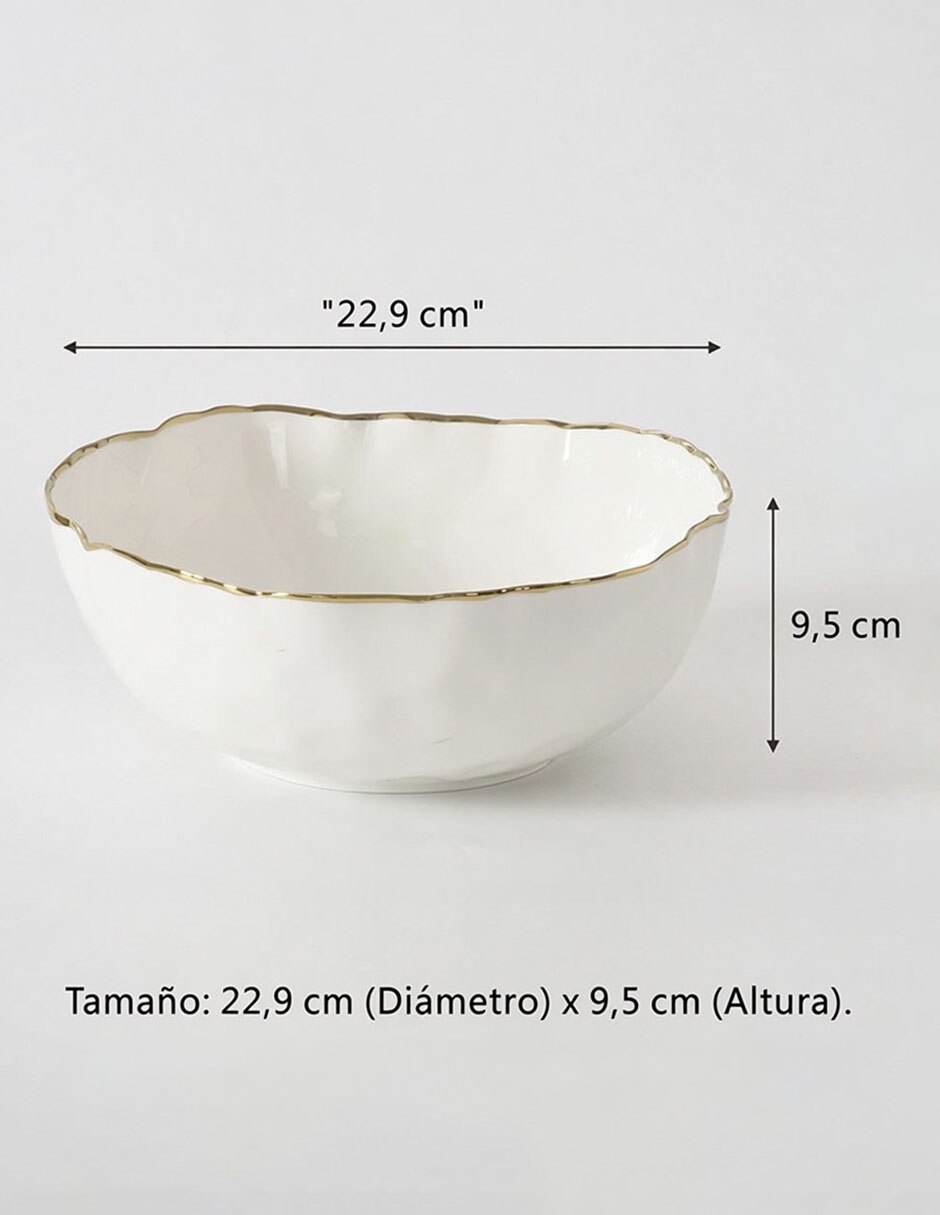 Frutero Portofino de porcelana 3