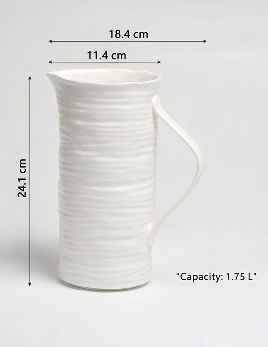Jarra de porcelana le blanc 2