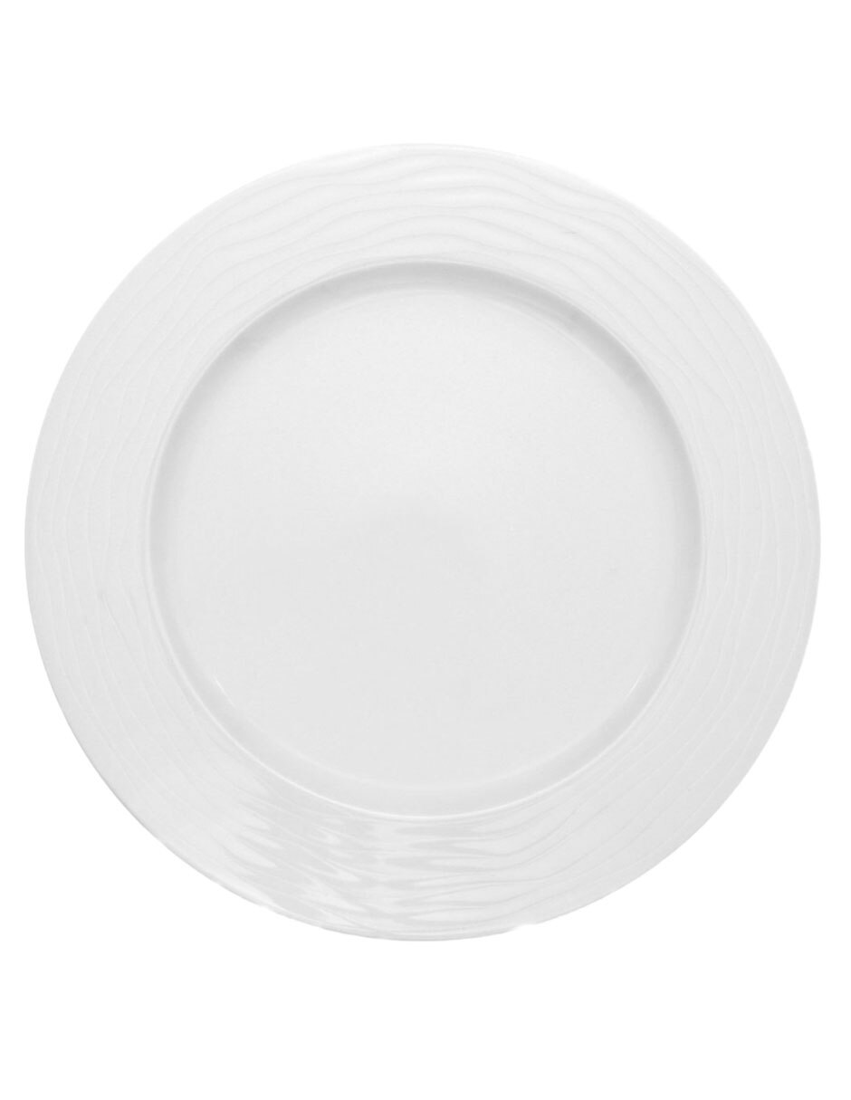Plato trinche Onda de cerámica 1
