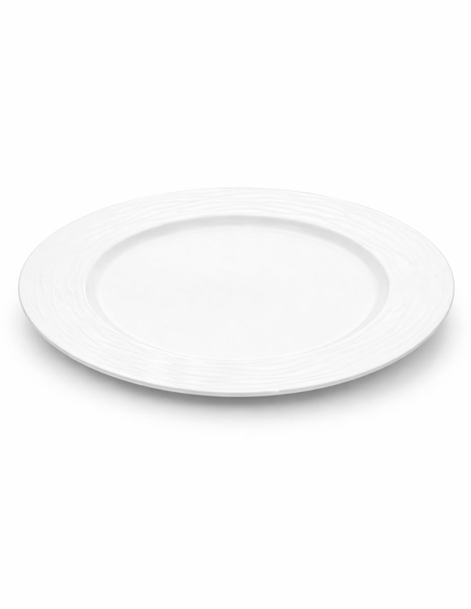 Plato trinche Onda de cerámica