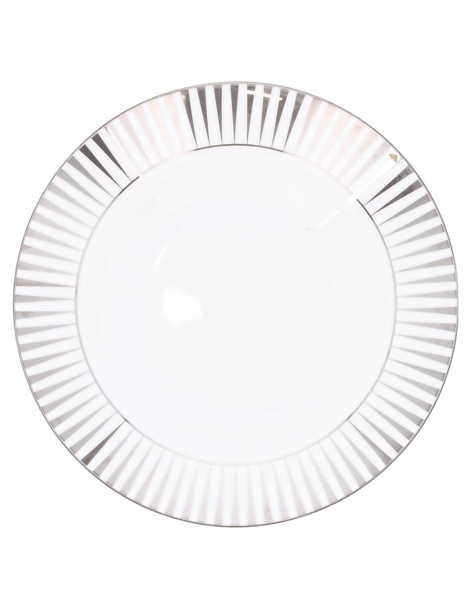 Vajilla atala lisa de porcelana para 6 personas 13