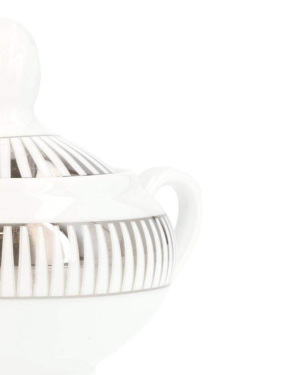 Vajilla atala lisa de porcelana para 6 personas 18