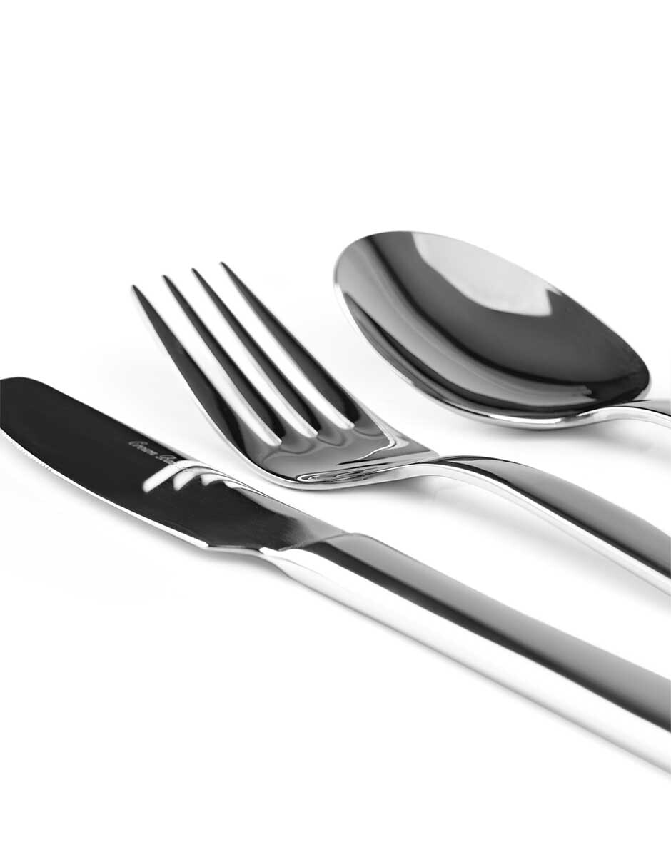 Set cubiertos linet de acero inoxidable 24 piezas 2