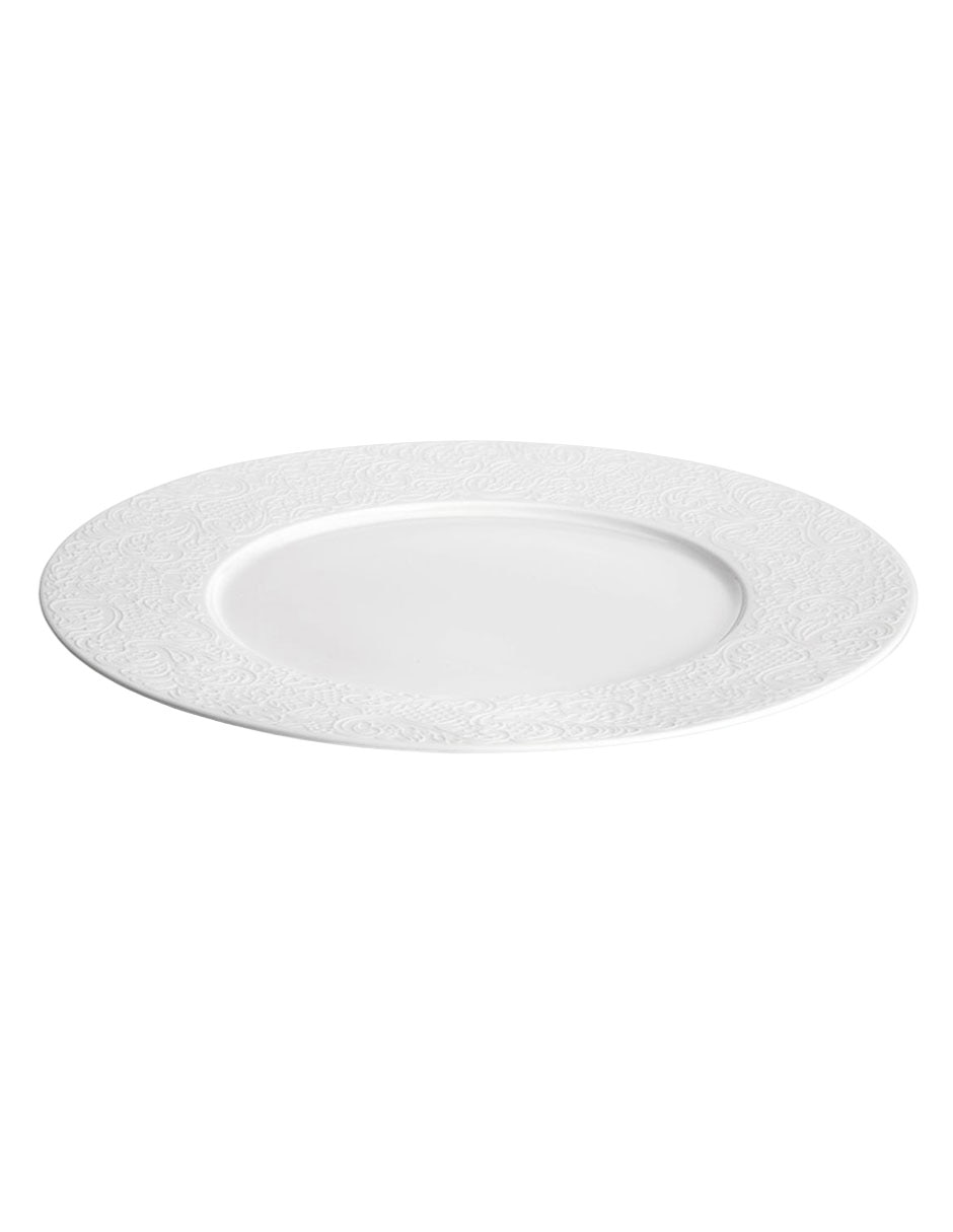 Plato base l couture de porcelana 2