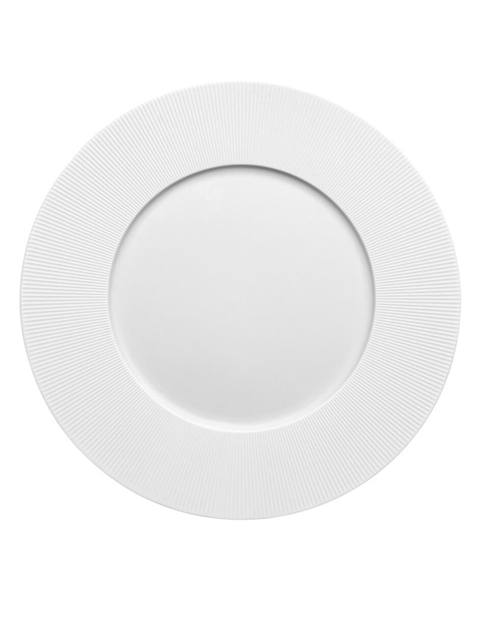 Plato base de porcelana