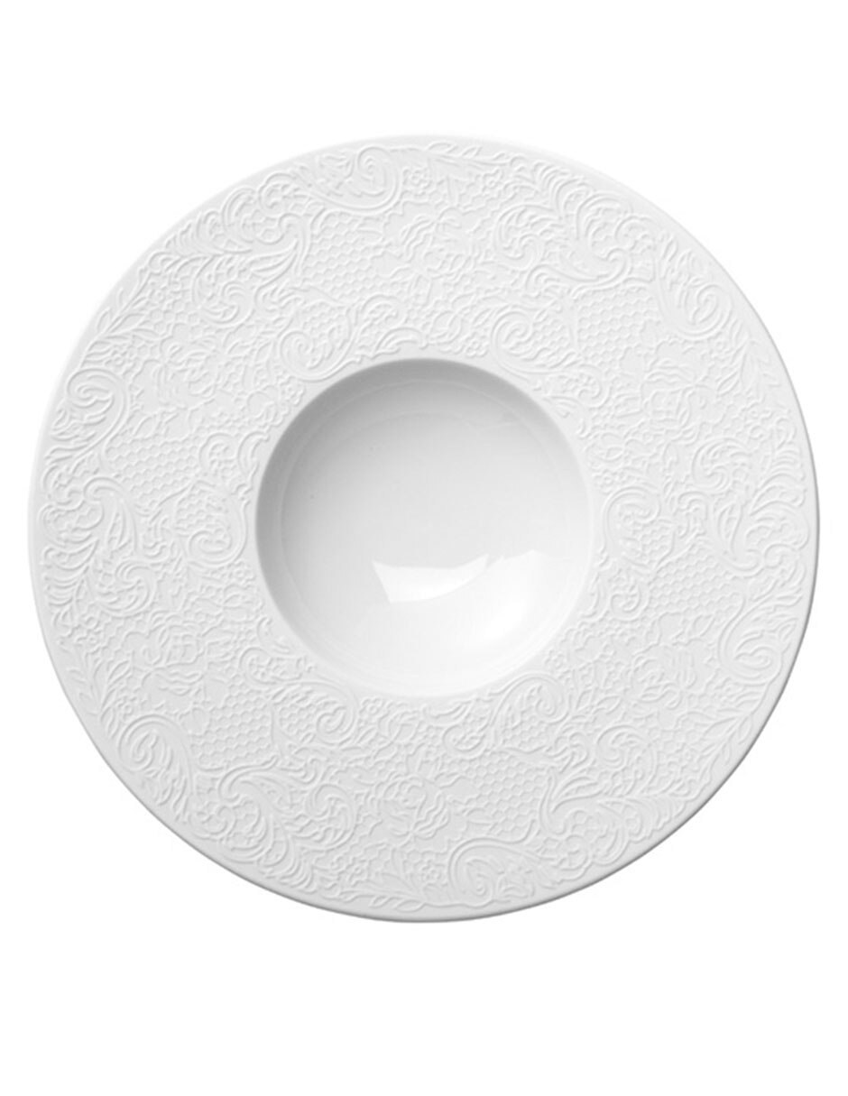 Plato pasta L Couture de porcelana
