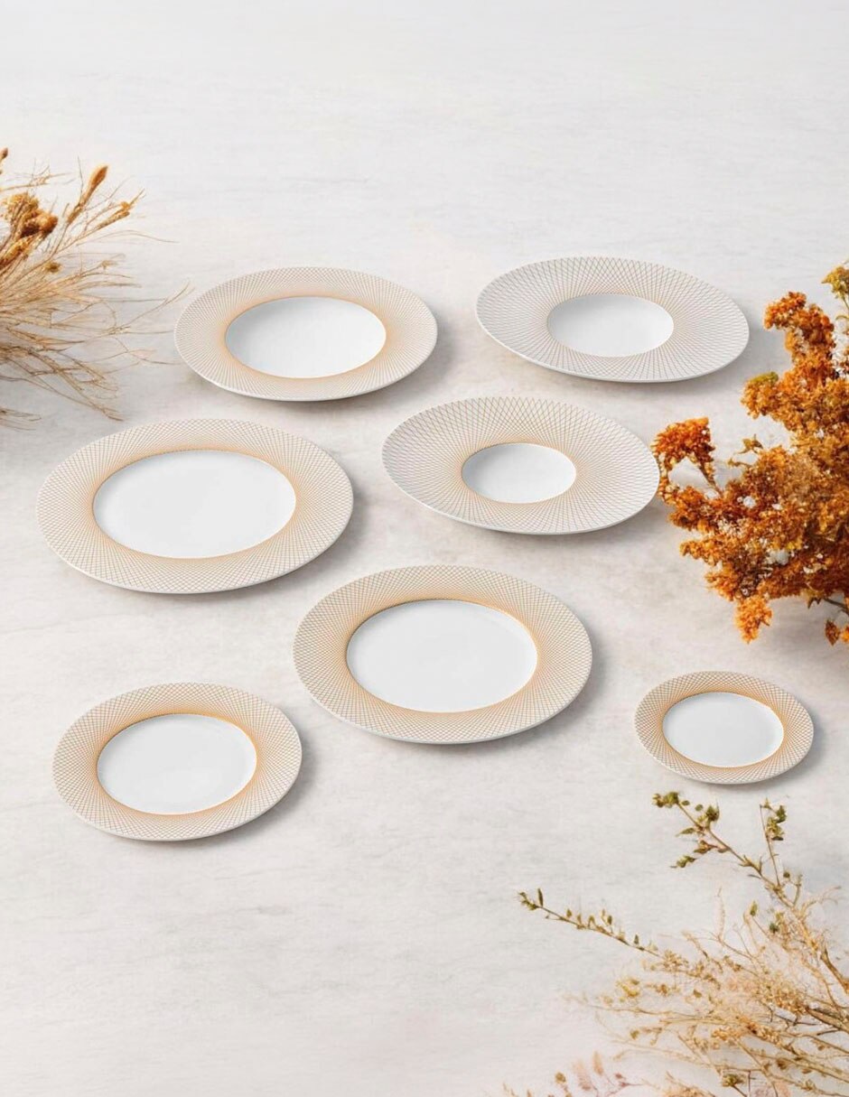 Plato ensalada de porcelana 3
