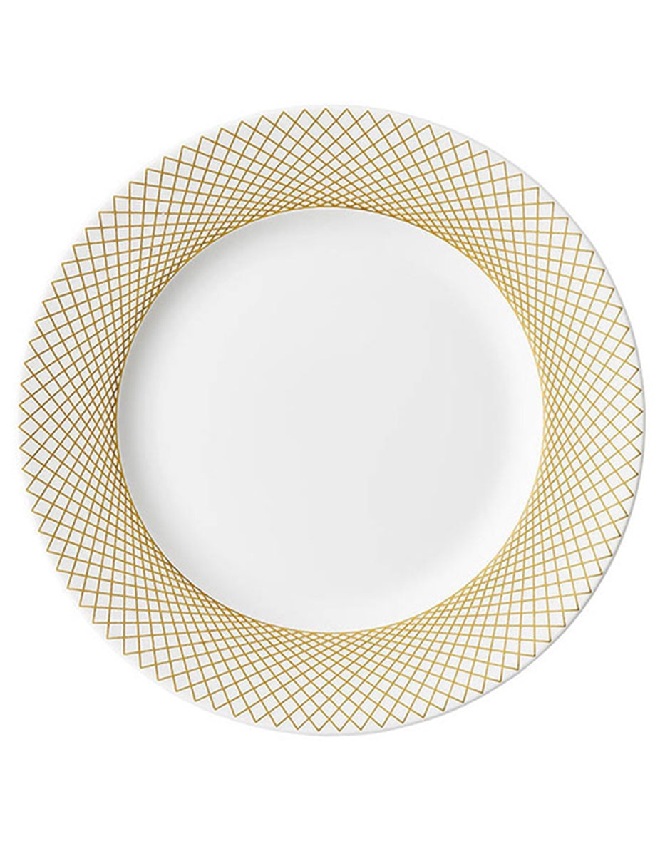 Plato postre de porcelana