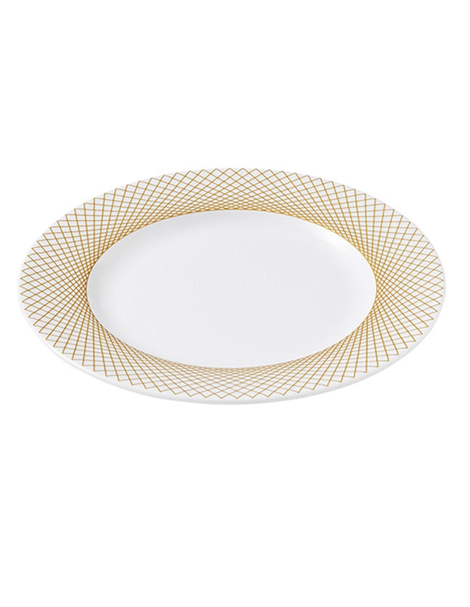 Plato postre de porcelana 2