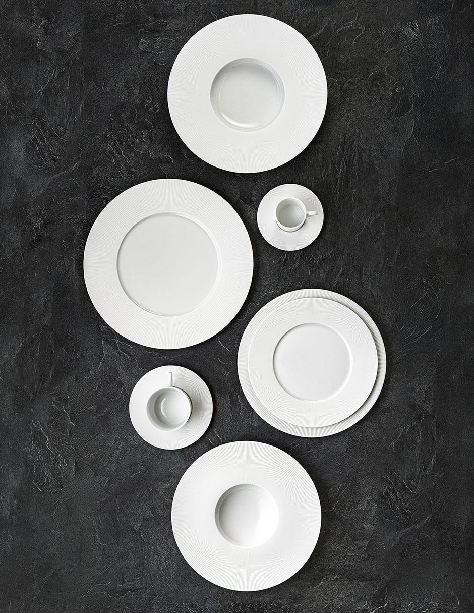 Plato trinche rayon de porcelana 3