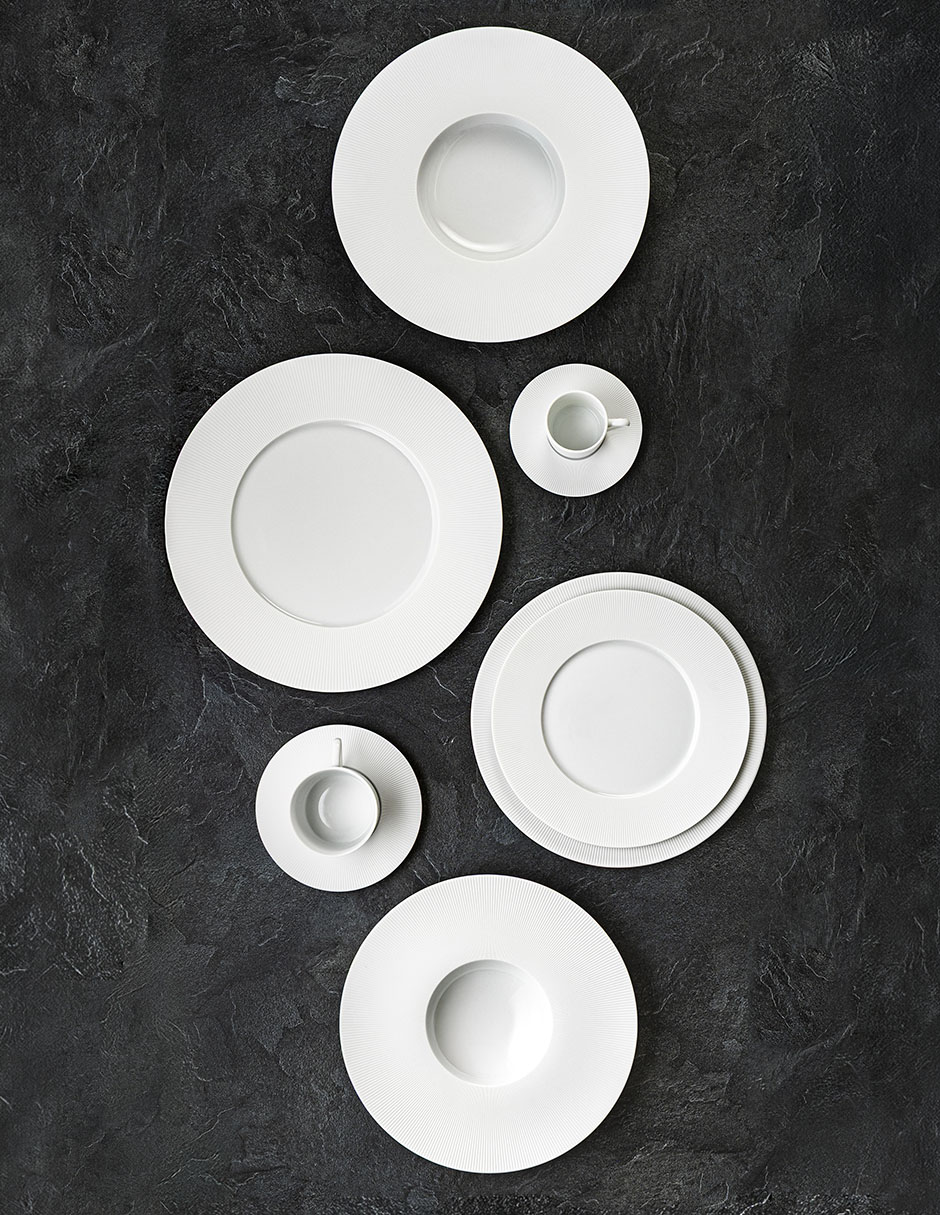 Plato ensalada de porcelana 1 pieza 4