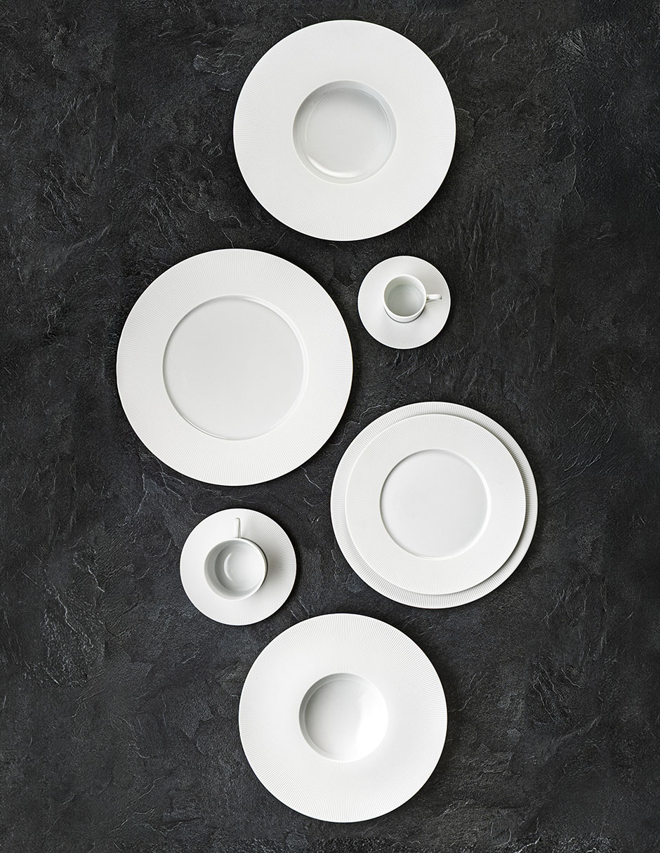 Plato pasta L Rayon de porcelana 4