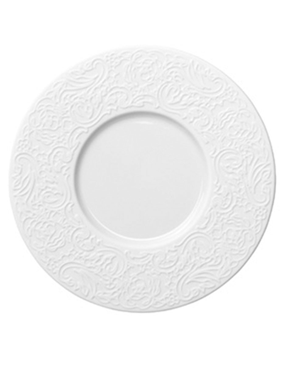 Plato para taza l couture de porcelana 3