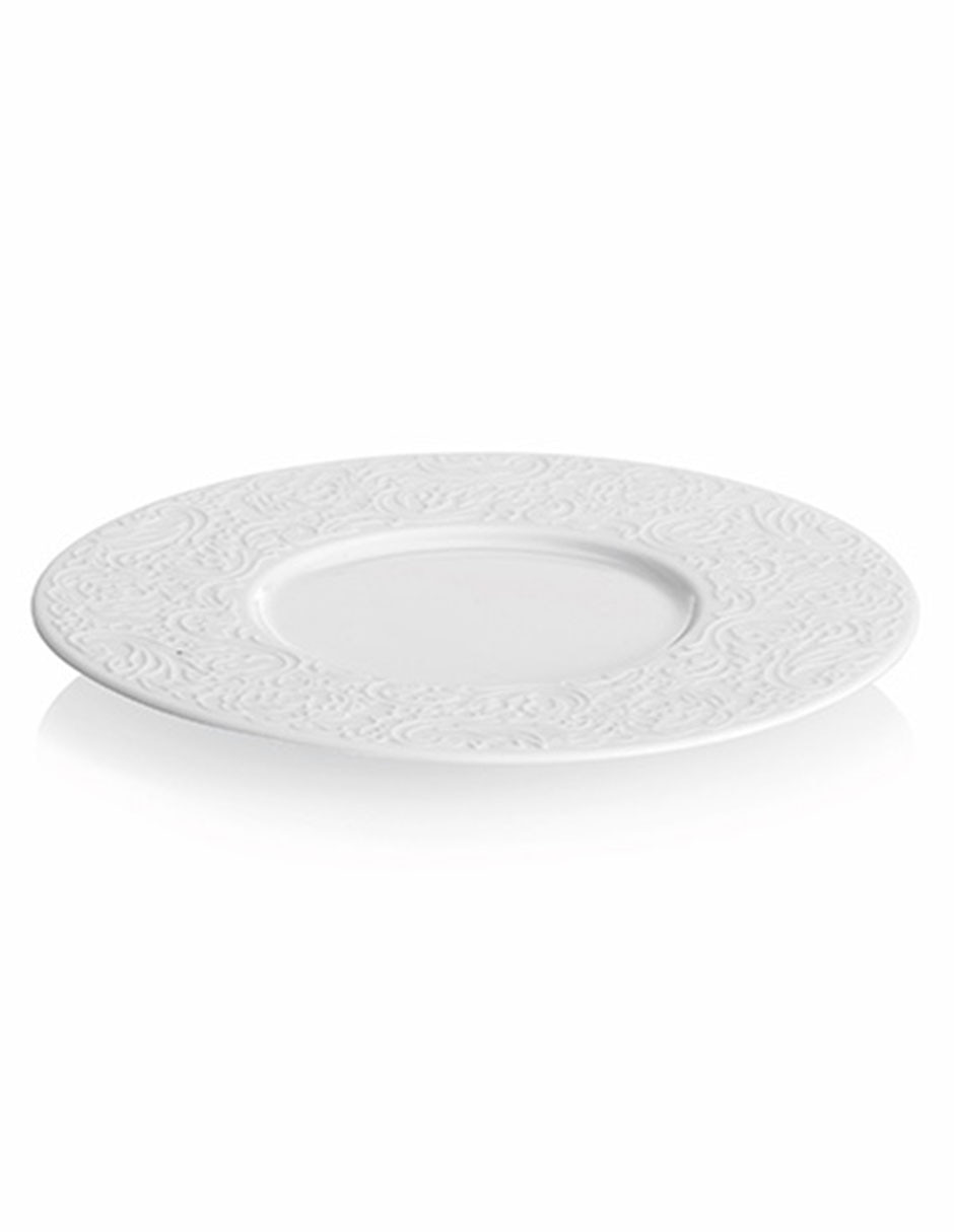 Plato para taza l couture de porcelana Plato para taza l couture de porcelana