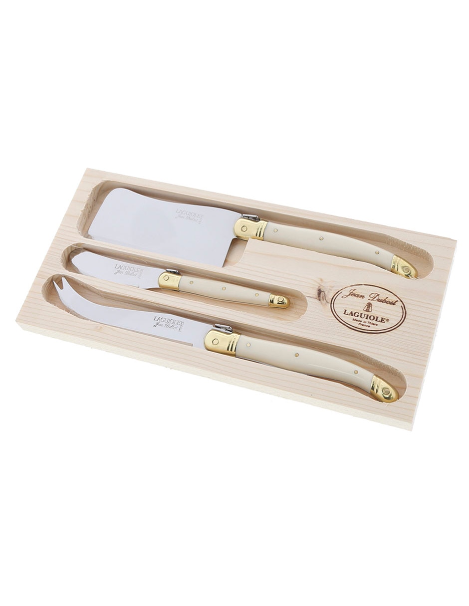 Set cubiertos para servicio ABS de acero inoxidable 3 piezas 1