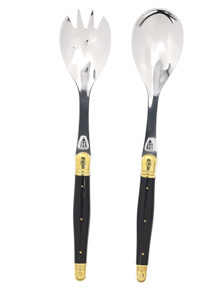 Set de cubiertos para ensalada abs de acero inoxidable 2 piezas Set de cubiertos para ensalada abs de acero inoxidable 2 piezas